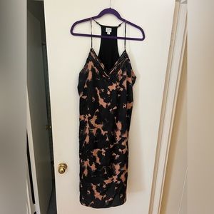 Evereve Peyton Jensen pink tie dye shift dress